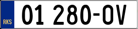 Truck License Plate